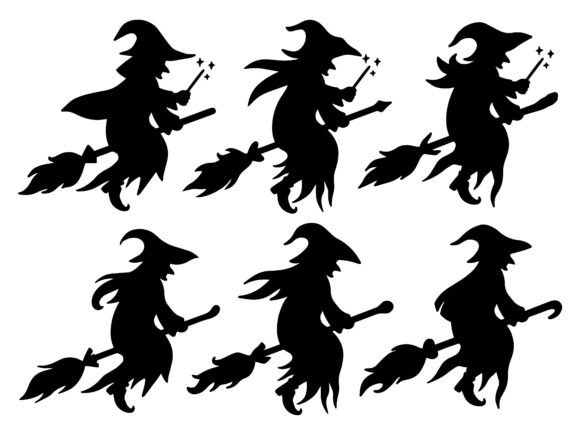Download Halloween Witch Silhouette - Witch silhouette Collection