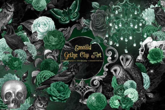 Download Emerald Gothic Clipart - Emerald Collection
