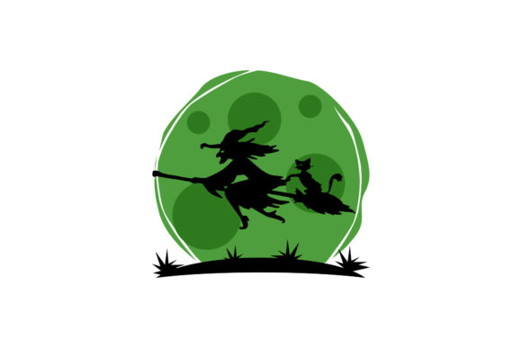 Download Halloween Background - Witch Silhouette - Witch silhouette Collection