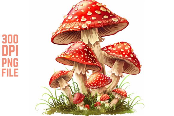 Download Enchanted Mushrooms Clipart - Mushrooms Collection
