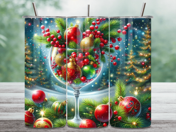 Download Berry Filled Wine Glass Tumbler Wrap PNG - Berry Collection