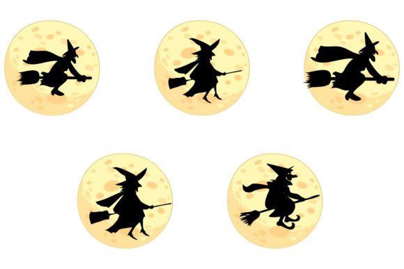 Download Halloween Witch Silhouette - Witch silhouette Collection