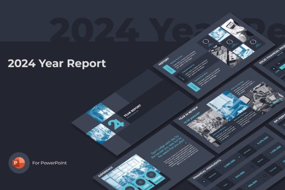 Download Year Report Powerpoint Presentation - Premium Bundle