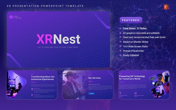 Download XRNest - XR Presentation PowerPoint Temp - Premium Resources